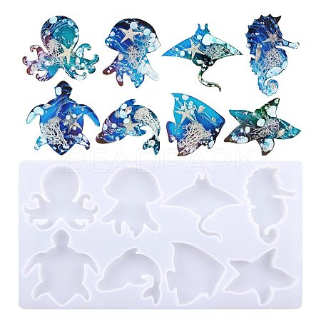 DIY Sea Animal Ornament Silicone Molds ZODI-PW0001-022-1