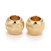 Eco-Friendly Brass Cat Eye Beads KK-M225-25G-B-2