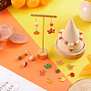 SUNNYCLUE 24Pcs 12 Style Autumn Theme Alloy Enamel Pendants ENAM-SC0003-59-4