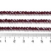 Electroplate Opaque Glass Beads Strands LS-EGLA-A035-P3mm-A02-4