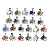 Natural & Synthetic Mixed Gemstone Pendants G-I374-A-P-1