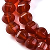 Dyed & Heated Natural Carnelian Beads Strands G-G177-I01-01-4