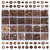   1200Pcs 24 Styles Tibetan Style Alloy Spacer Beads Sets TIBEB-PH0005-11-1