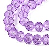 Baking Paint Glass Beads Strands EGLA-Q120-B-B01-3