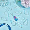 Olycraft 50Pcs Alloy Open Back Bezel Pendants FIND-OC0003-35S-5