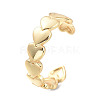 Adjustable Brass Cuff Rings RJEW-M135-05G-4