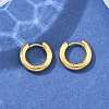 Ion Plating(IP) 304 Stainless Steel Hoop Earrings X-EJEW-F111-14mm-G-4