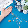 Zinc Alloy Rhinestone Hair Bands OHAR-WH20007-01A-G-3