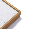 100-Slot Imitation Leather Jewelry Ring Organizer Display Trays CON-G023-16-2