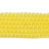 Baking Paint Imitation Jade Glass Round Bead Strands DGLA-Q021-4mm-24-2