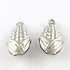 Tarnish Resistant Corn 201 Stainless Steel Pendants STAS-R075-13-1