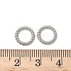 304 Stainless Steel Twisted Ring Linking Rings STAS-L300-005C-P-2