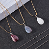 304 Stainless Steel Round Snake Chain Necklace Making NJEW-UN0001-08-2