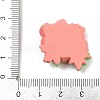 Opaque Resin Flowers Cabochons RESI-R463-02D-3