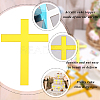 Acrylic Mirror Cake Toppers FIND-WH0152-206A-6