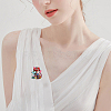 Alloy Enamel Brooches JEWB-P013-18EB-5