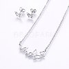 304 Stainless Steel Jewelry Sets SJEW-O090-14-2