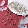 45Pcs 6 Size Iron Kilt Pins Brooch Clasps Jewelry Findings IFIN-YW0001-73-5