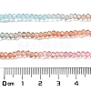 Transparent Painted Glass Beads Strands DGLA-A034-T1mm-A19-3