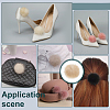 Mink Hair Shoe Buckle Clips FIND-WH0148-466A-5
