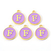 Golden Plated Alloy Enamel Charms LS-ENAM-S118-10F-2