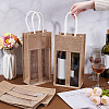 4Pcs Jute Tote Bags ABAG-WA0001-27-3