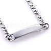 304 Stainless Steel ID Bracelet BJEW-O168-01P-2