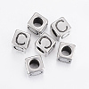304 Stainless Steel Large Hole Letter European Beads STAS-H428-01AS-C-1