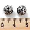 304 Stainless Steel Beads Hand Polished STAS-M057-15AS-3