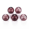 Transparent Handmade Blown Glass Globe Beads X1-GLAA-T012-40B-03-1