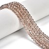 Crackle Glass Beads Strands CCG-Q001-4mm-07-4