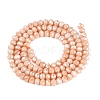 Anti-Tarnish Electroplate Rondelle Glass Beads Strands EGLA-T021-3mm-17-16-2