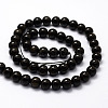 Natural Golden Sheen Obsidian Beads Strands G-F364-08-4mm-2