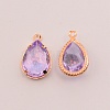 Faceted Resin Rhinestone Pendants RESI-TAC0010-25H-1