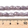 Opaque Solid Color Beads Strands EGLA-N013-P6mm-D09-4