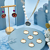 40Pcs 304 Stainless Steel Pendant Cabochon Settings STAS-BBC0006-24B-G-4