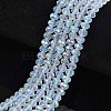 Electroplate Glass Beads Strands EGLA-A034-J10mm-L07-1