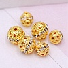 Alloy Rhinestone Beads CW-TAC0001-15B-01G-1