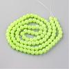 Baking Paint Imitation Jade Glass Round Bead Strands DGLA-Q021-10mm-08-3