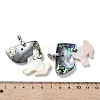 Natural Paua Shell & Black Lip Shell & White Shell Pendants FIND-A041-02B-P-3