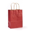 Pure Color Kraft Paper Bags AJEW-G019-09A-2