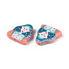 Printed Opaque Resin Beads RESI-N043-17B-2