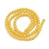 Natural Mashan Jade Round Beads Strands G-D263-4mm-XS07-2