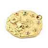 Real 18K Gold Plated PVD Vacuum Plating 304 Stainless Steel Pendants STAS-L278-003G-10-2