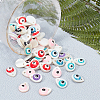 SUNNYCLUE 50Pcs Natural Freshwater Shell Charms SHEL-SC0001-22-4