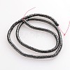 Non-magnetic Synthetic Hematite Bead Strands G-K197-01-6mm-2