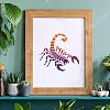 Large Plastic Reusable Drawing Painting Stencils Templates DIY-WH0202-197-5