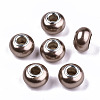 Imitation Pearl Style Resin European Beads RPDL-T003-001B-1