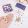 320Pcs 8 Style 2-Hole Glass Seed Beads SEED-SC0001-08-3