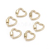 Brass Screw Carabiner Lock Charms KK-T047-04G-1